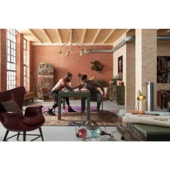 KARE Design Freischwinger Riffle Buffalo Brown- Stühle