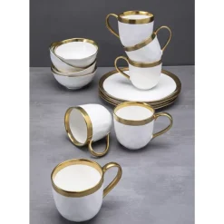 KARE Design Fruhstucksset Bell (12/Tlg.)- Geschirr & Tischaccessoires