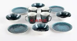 KARE Design Fruhstucksset Mustique (12/Tlg.)- Geschirr & Tischaccessoires