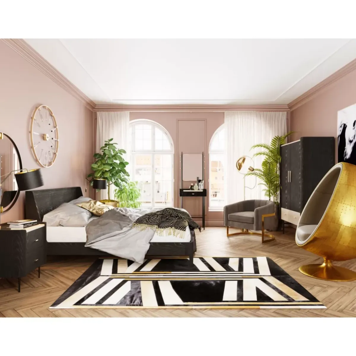 KARE Design Garderobe Mit Spiegel Milano- Kleinmöbel & Sonstiges