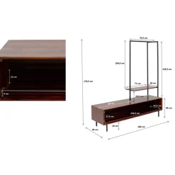 KARE Design Garderobe Ravello 174X160- Kleinmöbel & Sonstiges