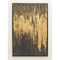 KARE Design Gerahmtes Bild Abstract Schwarz 80X120Cm- Bilder