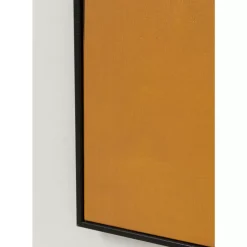 KARE Design Gerahmtes Bild Abstract Shapes Gelb 113X113Cm- Bilder