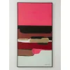 KARE Design Gerahmtes Bild Abstract Shapes Pink 73X143Cm- Bilder