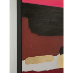 KARE Design Gerahmtes Bild Abstract Shapes Pink 73X143Cm- Bilder