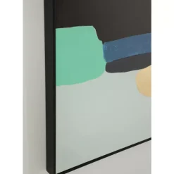 KARE Design Gerahmtes Bild Abstract Shapes Grun 73X143Cm- Bilder