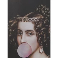 KARE Design Gerahmtes Bild Bubble Gum 80X120Cm- Bilder