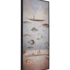 KARE Design Gerahmtes Bild Cloud Fisherman Boat 60X120Cm- Bilder