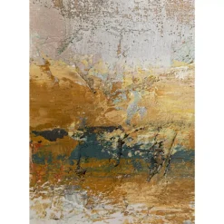 KARE Design Gerahmtes Bild Dust Gold 120X120Cm- Bilder