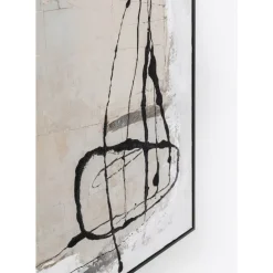 KARE Design Gerahmtes Bild Dust Grau 100X100Cm- Bilder