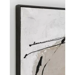 KARE Design Gerahmtes Bild Dust Grau 100X100Cm- Bilder