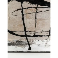 KARE Design Gerahmtes Bild Dust Grau 100X100Cm- Bilder