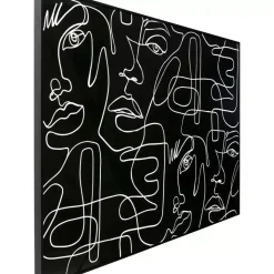 KARE Design Gerahmtes Bild Faccia Arte Drawing 150X100Cm- Bilder