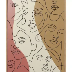 KARE Design Gerahmtes Bild Faccia Arte Tri Colore 90X120Cm- Bilder