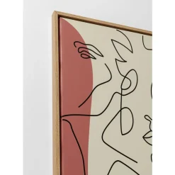 KARE Design Gerahmtes Bild Faccia Arte Tri Colore 90X120Cm- Bilder