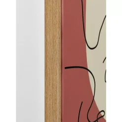 KARE Design Gerahmtes Bild Faccia Arte Tri Colore 90X120Cm- Bilder