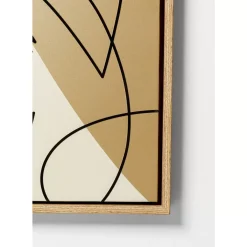 KARE Design Gerahmtes Bild Faccia Arte Tri Colore 90X120Cm- Bilder