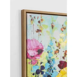 KARE Design Gerahmtes Bild Flowery Meadow 100X100Cm- Bilder