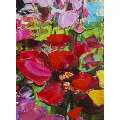 KARE Design Gerahmtes Bild Flowery Meadow 100X100Cm- Bilder