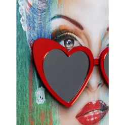 KARE Design Gerahmtes Bild Heart Glasses 80X100Cm- Bilder