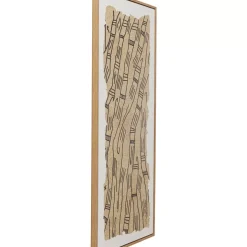 KARE Design Gerahmtes Bild Native Lines 50X150Cm- Bilder