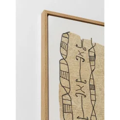 KARE Design Gerahmtes Bild Native Spirals 50X150Cm- Bilder