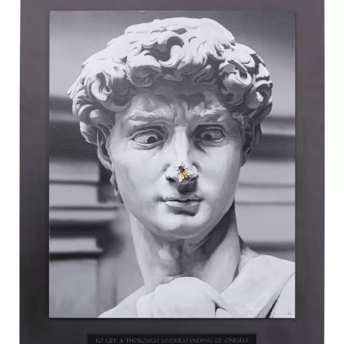 KARE Design Gerahmtes Bild Statue 100X125Cm- Bilder