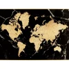 KARE Design Gerahmtes Bild World Map 150X100Cm- Bilder