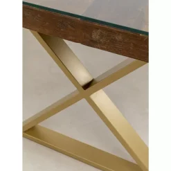 KARE Design Gestell Tavola Cross Messing (2/Set)- Tische