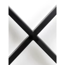 KARE Design Gestell Tavola Cross Schwarz (2/Set)- Tische