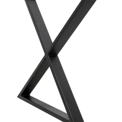 KARE Design Gestell Tavola Cross Schwarz (2/Set)- Tische