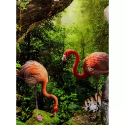 KARE Design Glasbild Animal Paradise 150X100Cm- Bilder