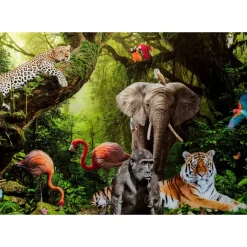KARE Design Glasbild Animal Paradise 150X100Cm- Bilder