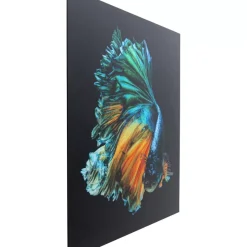 KARE Design Glasbild Aqua Queen Fish 100X100Cm- Bilder