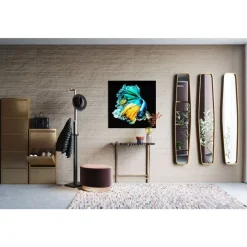 KARE Design Glasbild Aqua Queen Fish 100X100Cm- Bilder
