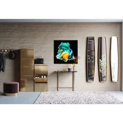 KARE Design Glasbild Aqua Queen Fish 100X100Cm- Bilder