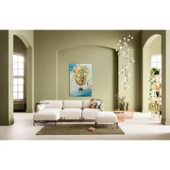 KARE Design Glasbild Balloon Elephant 100X150Cm- Bilder