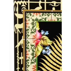 KARE Design Glasbild Beetle Flower 100X100Cm- Bilder