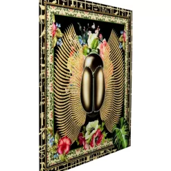 KARE Design Glasbild Beetle Flower 100X100Cm- Bilder