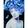 KARE Design Glasbild Blue Queen 80X120Cm- Bilder