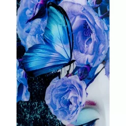 KARE Design Glasbild Blue Queen 80X120Cm- Bilder