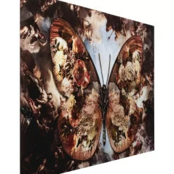 KARE Design Glasbild Butterfly 150X100Cm- Bilder