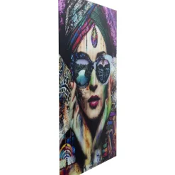 KARE Design Glasbild Colorful Artist 80X120Cm- Bilder