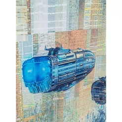 KARE Design Glasbild 3D Future City 150X100Cm- Bilder