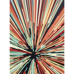 KARE Design Glasbild 3D Light Speed 100X100Cm- Bilder