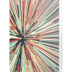 KARE Design Glasbild 3D Light Speed 100X100Cm- Bilder