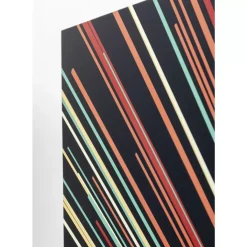 KARE Design Glasbild 3D Light Speed 100X100Cm- Bilder