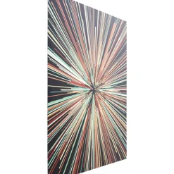 KARE Design Glasbild 3D Light Speed 100X100Cm- Bilder