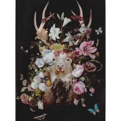 KARE Design Glasbild Deer Garden 80X120Cm- Bilder