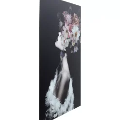 KARE Design Glasbild Flowery Beauty 80X120Cm- Bilder